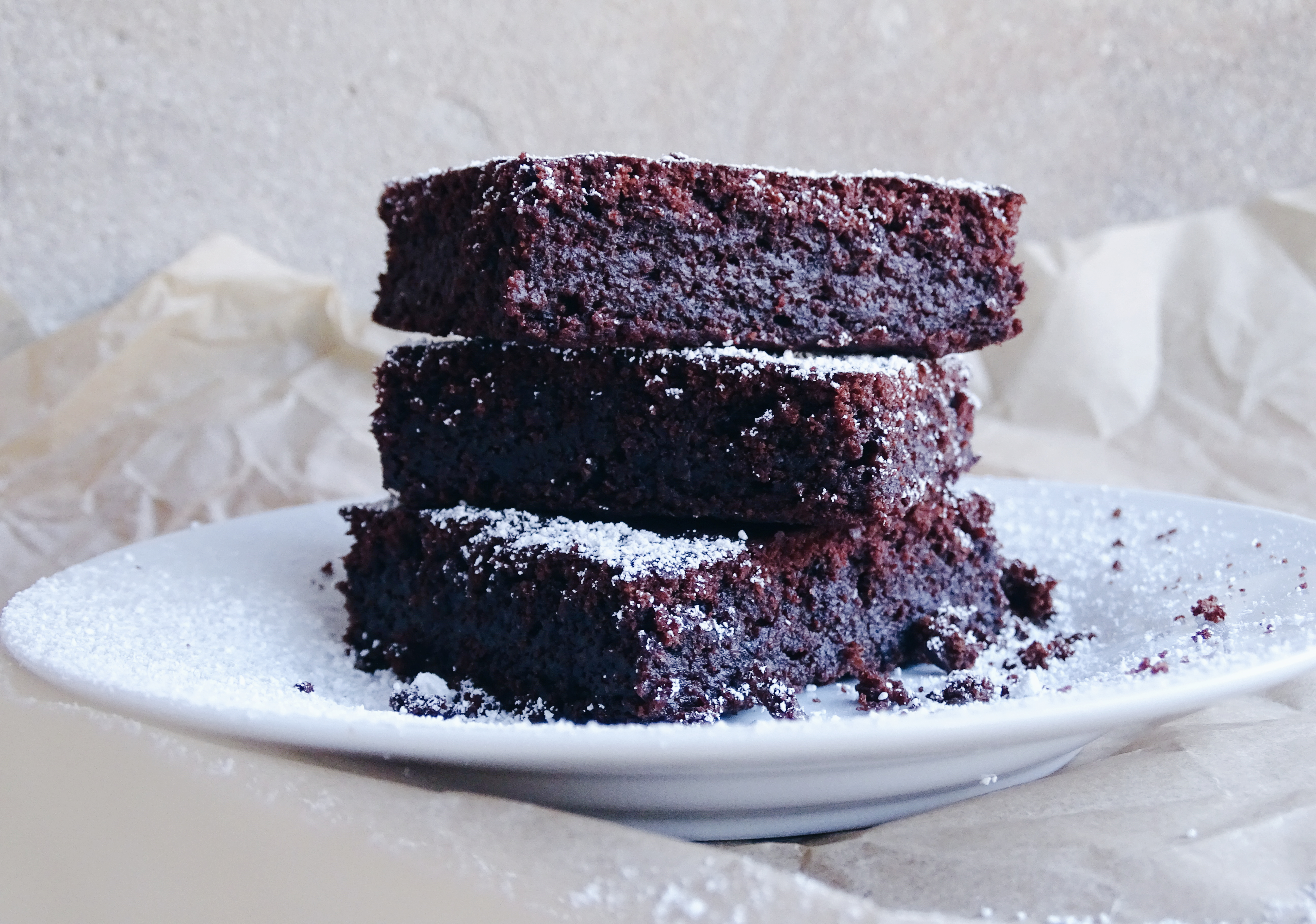 Rote Beete Double Chocolate Brownies